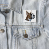 Boxer Vierkante Button 5,1 Cm (In situ)