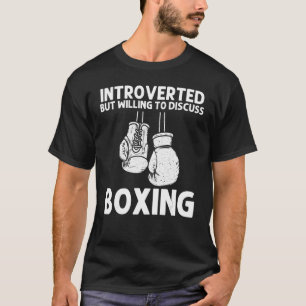Boxer voor mannen Kickboxing Coach Boxer handschoe T-shirt