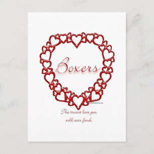 Boxer Ware Liefde Briefkaart