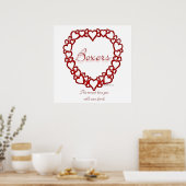 Boxer Ware Liefde Poster (Keuken)