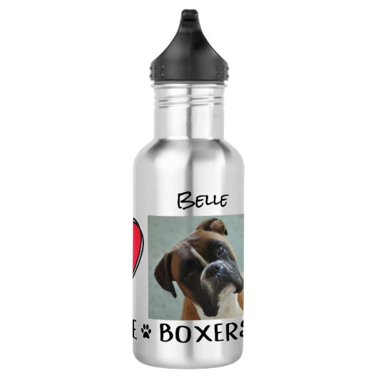 Boxer Waterfles Hondenliefhebbers (Rechts)