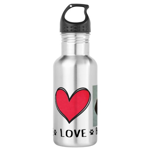 Boxer Waterfles Hondenliefhebbers Waterfles (Voorkant)