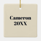 Boxer Wine Snob Keramisch Ornament (Achterkant)