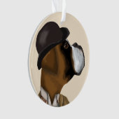Boxer Wine Snob Ornament (voorkant)