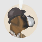 Boxer Wine Snob Ornament (voorkant)