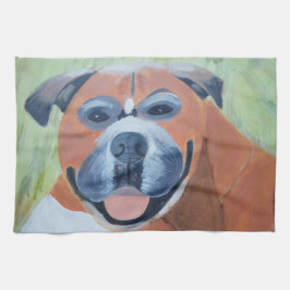 Boxerhond Keukenhanddoeken