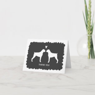 Boxerhonden Huwelijk Bedankt