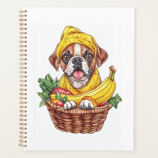 Boxeur Banane � Chien Fruit Drôle (Devant)