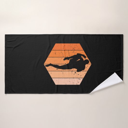 Boxeur Muay Thai (Serviette de bain)