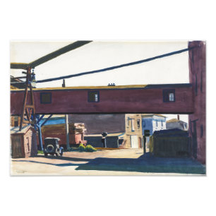 Boxfabriek, Gloucester   Edward Hopper   Foto Afdruk