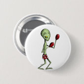 Boxing Alien Ronde Button 5,7 Cm (Voorkant /achterkant)