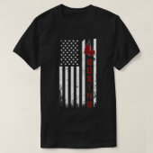 Boxing American Flag Professional Boxer a T-shirt (Design voorkant)