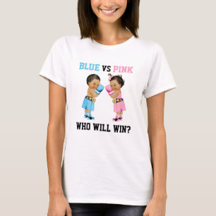 Boxing Baby's Jongen of Meisje Geslacht Reveal Bla T-shirt