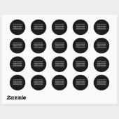 Boxing Boxing Ronde Sticker (Vel)