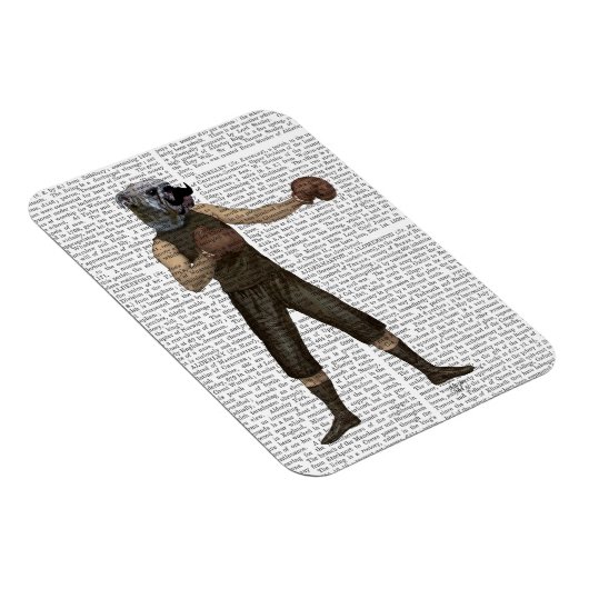 Boxing Bulldog Full Magneet (Rechterzijde)