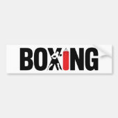 Boxing Bumpersticker (Voorkant)