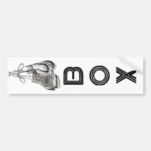BOXING Bumpersticker (Voorkant)