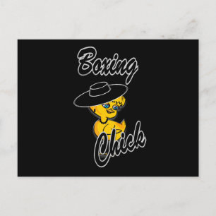 Boxing Chick #4 Briefkaart