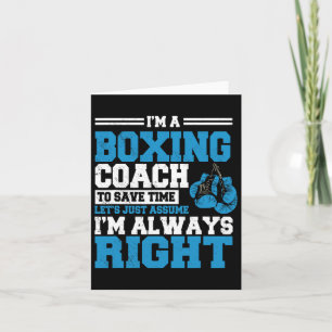 Boxing Coach Boxer Instructor Combat Sport Teacher Kaart