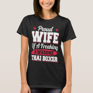 Boxing Coach Thai Boxer Wife T-shirt