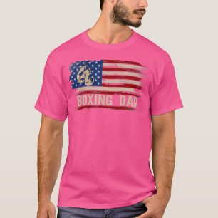 Boxing Dad Amerikaanse Vlag Sport Boxer T-shirt