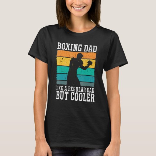 Boxing Dad Boxing Moves Boxing Coach Dad Boxer T-shirt (Voorkant)