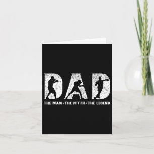 Boxing Dad Het Man De mythe De legende Vaderdag Kaart
