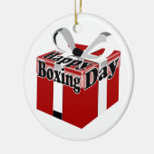 Boxing Day Keramisch Ornament (Links)