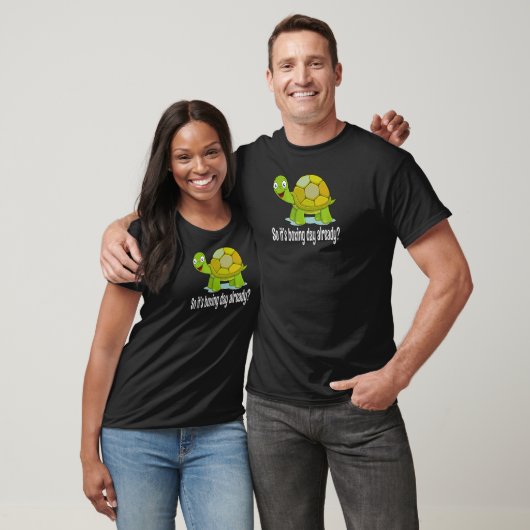 Boxing Day Turtle Lazy Kickboxer Wedstrijden Punc T-shirt (Unisex)