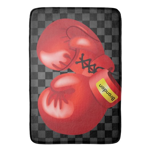 Boxing Design Bath Mat (Voorkant Verticaal)