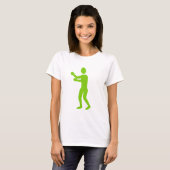 Boxing Figuur - Martian Green T-shirt (Voorkant volledig)