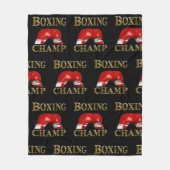 BOXING FLEECE DEKEN (Voorkant)