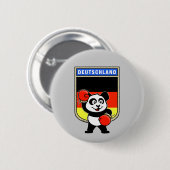 Boxing Germany Panda Ronde Button 5,7 Cm (Voorkant /achterkant)