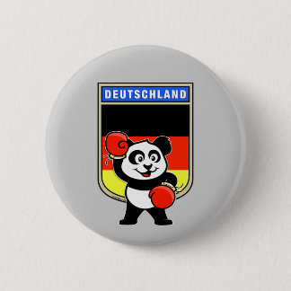Boxing Germany Panda Ronde Button 5,7 Cm