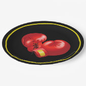 Boxing Ghandschoenen Design Paper Party Bord (Gekanteld)