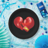 Boxing Ghandschoenen Design Paper Party Bord (Feest)