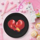 Boxing Ghandschoenen Design Paper Party Bord (Feest)
