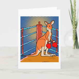 Boxing Glove Boxing Kangaroo Fighting Kaart