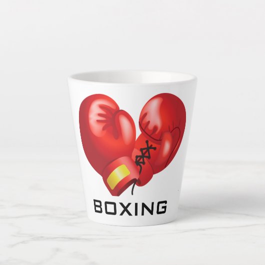 Boxing Glove Design Latte Cup Mok (Voorkant)
