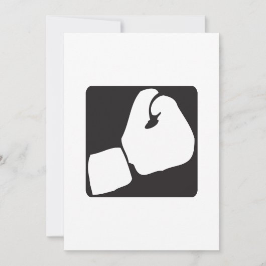 Boxing Glove Kaart (Voorkant)
