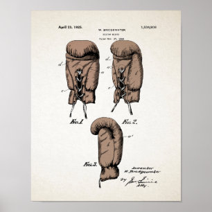  Boxing Glove Patent 1923 Poster
