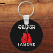 Boxing Gloves I Don't Need A Wean Combat Boxer  Sleutelhanger (Voorkant)