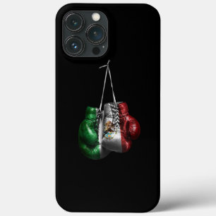 Boxing Gloves T-Shirt - Mexico Vintage Flag iPhone 13 Pro Max Hoesje