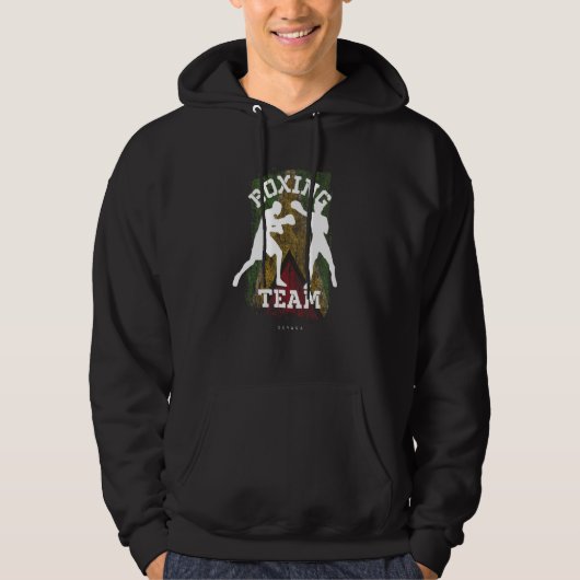 Boxing Guyana Combat Sports Fighter Boxing Hoodie (Voorkant)