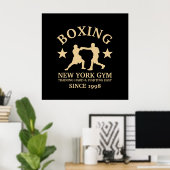 Boxing Gym, Pro Fighters Poster (Thuiskantoor)
