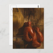 Boxing-handschoenen Briefkaart (Voorkant / Achterkant)