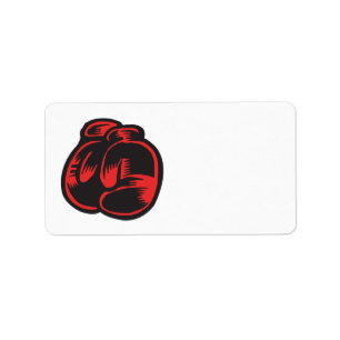 Boxing-handschoenen Etiket