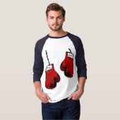 Boxing-handschoenen T-shirt (Voorkant volledig)