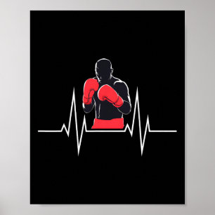 Boxing-hartslag Poster