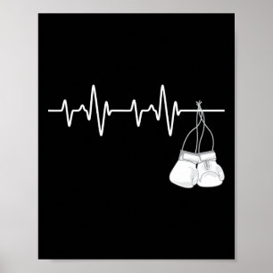 Boxing Heartbeat - Boxer Boxer Kickboxing F Poster